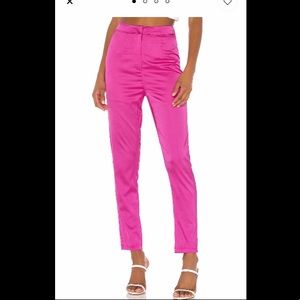Superdown Pink Satin Pants